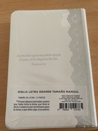 Biblia RVR 1960 letra grande