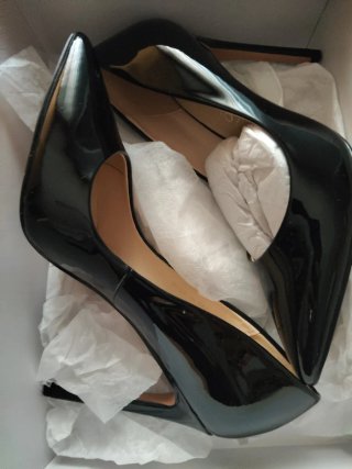 Zapatos de tacón Stiletto Rinascimento Negros
