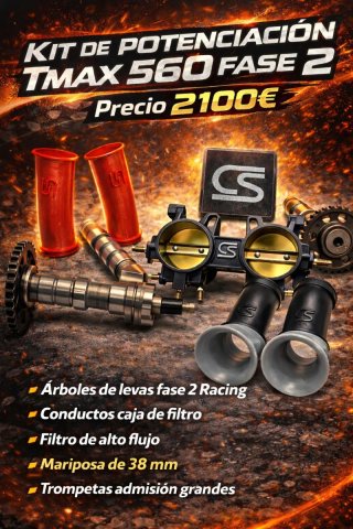 Preparaciones para Yamaha Tmax