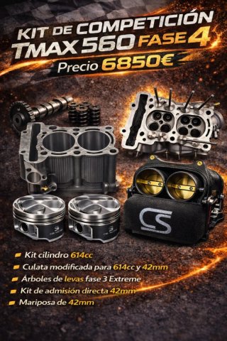 Preparaciones para Yamaha Tmax