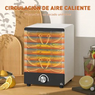 Deshidratador de Alimentos 350W 40-70 °C