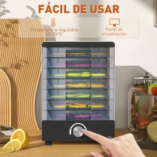 Deshidratador de Alimentos 350W 40-70 °C
