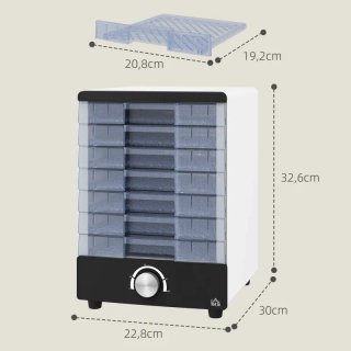 Deshidratador de Alimentos 350W 40-70 °C