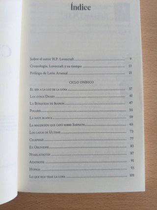 Libro H.P. Lovecraft - Ciclo Onírico