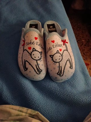 Zapatillas de estar por casa Cute Kitten