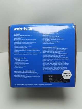 Web:tv Media Player con Telecomando