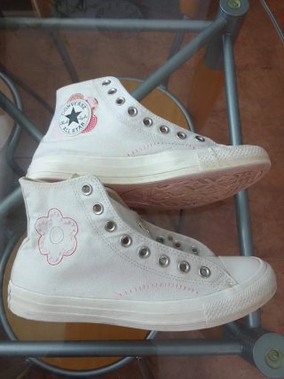 Zapatillas Converse lona flor talla 41
