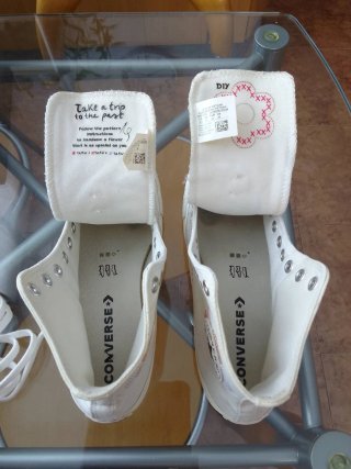 Zapatillas Converse lona flor talla 41