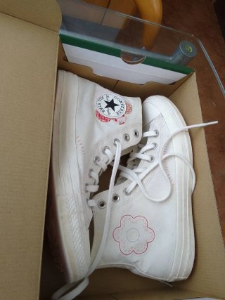 Zapatillas Converse lona flor talla 41