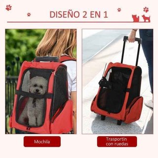 Transportin Carrito Perro 2 en 1
