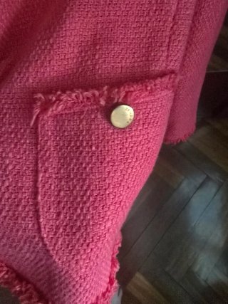 Chaqueta Zendra Petite Rosa Manga Francesa