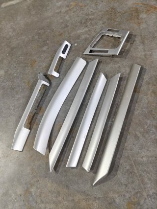 Molduras BMW E46 Berlina/Touring Plateadas