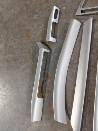 Molduras BMW E46 Berlina/Touring Plateadas