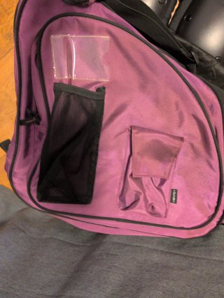 Pack patines en línea + bolsa + rodilleras