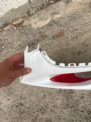 Bajos  Yamaha Jog RR Blanco y Rojo