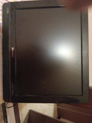 Televisión Philips Negra