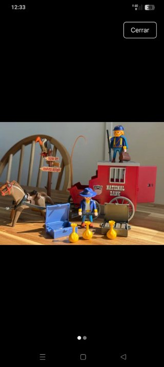 Playmobil Oeste Carruaje Banco