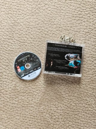 Clair Obscur Expedition 33 portachiavi mini cd NFC