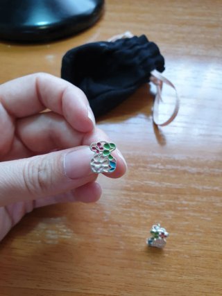 Pendientes oso TOUS plata