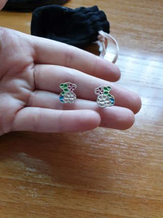 Pendientes oso TOUS plata