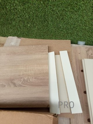 MUEBLES PITARCH Cajonera 4 Cajones, Comodino per Camera da Letto, Ufficio, Armadio, Rovere Cambrian, 63,5x46x45cm