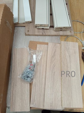 MUEBLES PITARCH Cajonera 4 Cajones, Comodino per Camera da Letto, Ufficio, Armadio, Rovere Cambrian, 63,5x46x45cm