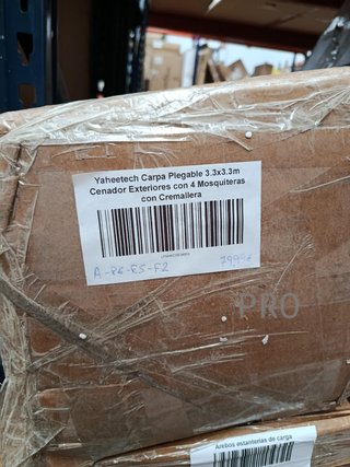 Yaheetech Carpa Plegable 3.3x3.3m Cenador Exteriores