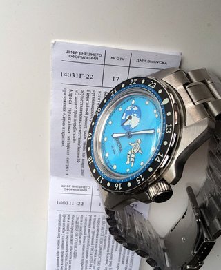 Vostok Cosmodiver Earth 14031G lim edition 2415.12