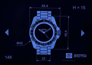 Vostok Cosmodiver Earth 14031G lim edition 2415.12