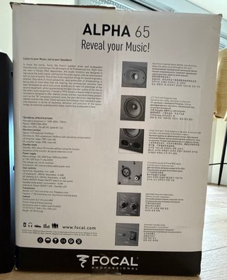 Focal Alpha 65 Monitores Estudio USA 120V