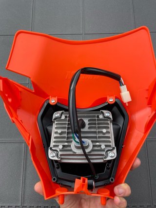 Careta KTM naranja