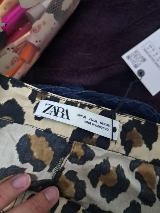 Pantalones Zara Estampado Leopardo