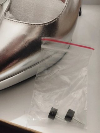 Décolleté Slingback Argento Tg. 39 -nuove