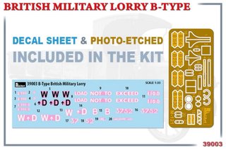 Maqueta Camión Militar Británico B-Type WWar1