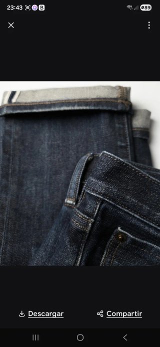 Pantalón vaquero Uniqlo azul