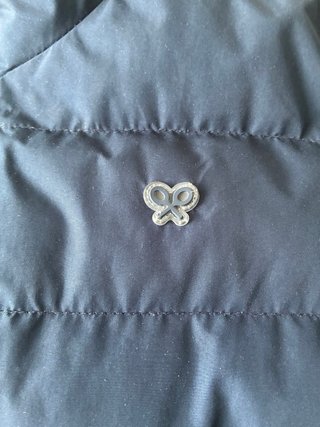 Chaqueta acolchada plumas Silbon azul talla S