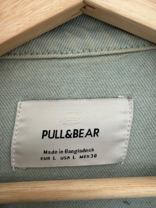 Chaqueta Pull & Bear Oversize Verde Talla L