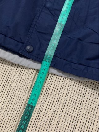 Chaqueta Columbia impermeable azul y gris