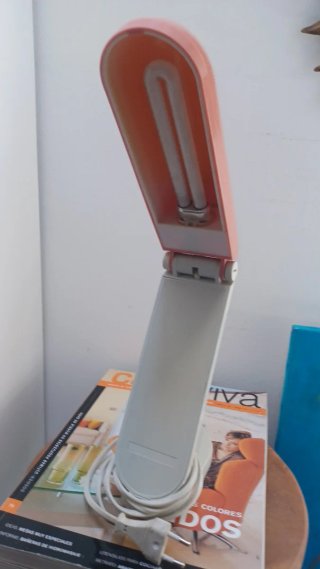 Lámpara de mesa vintage Pop plegable 80s