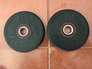 Discos de pesa 2.5 kg (5.5 lbs) - Set de 2 8€ c/u