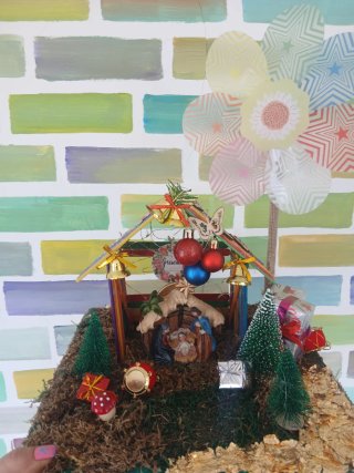 Centro decorativo hecho a mano