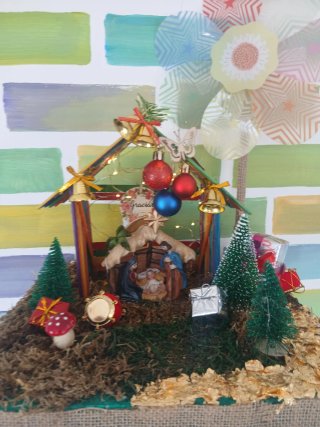 Centro decorativo hecho a mano