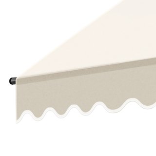 Toldo plegable para balcón 150 x 180 cm, beige