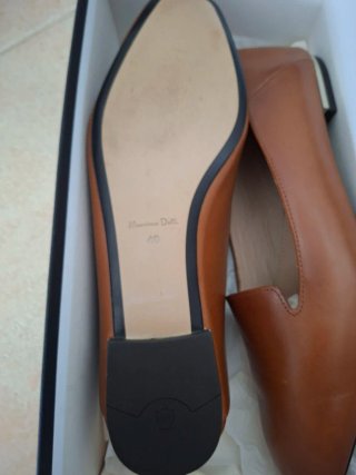 Mocasines Massimo Dutti Marrones Mujer
