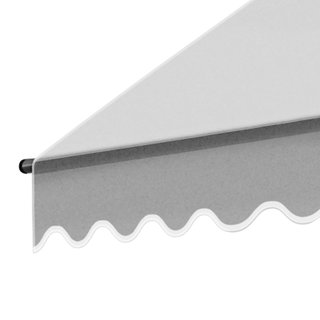 Toldo plegable para balcón 200 x 180 cm, gris claro