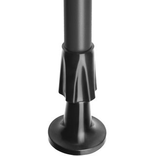 Toldo plegable para balcón 250 x 180 cm, negro/gris