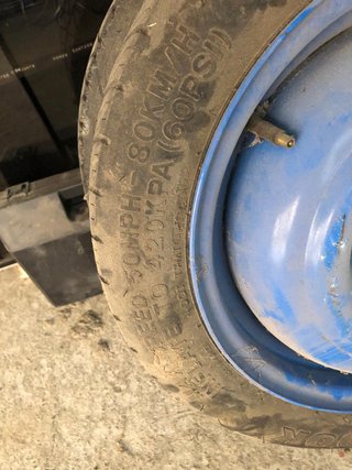 Rueda de repuesto T125/70 R14 Hankook