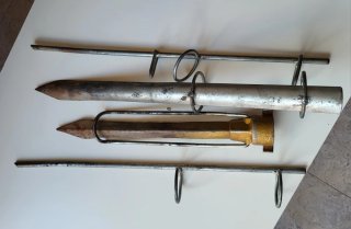 4 Soportes para cañas de pescar