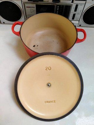 Olla Hierro Fundido Le Creuset Roja 20cm