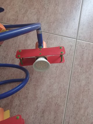 Lámpara infantil aviones azul y rojo
